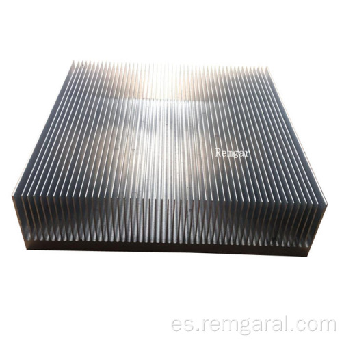 Aluminio de disipador de calor de extrusión de perfil extruido personalizado